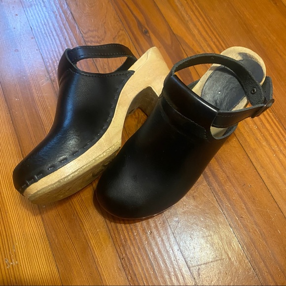 Sven Halter Style Clog, Black leather - Picture 4 of 7